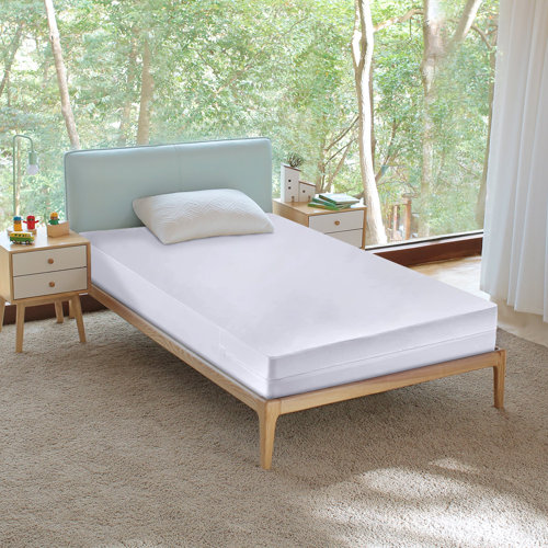 Spinal Solution Bed Bug and Hypoallergenic Cotton Zippered Waterproof Mattress Protector with